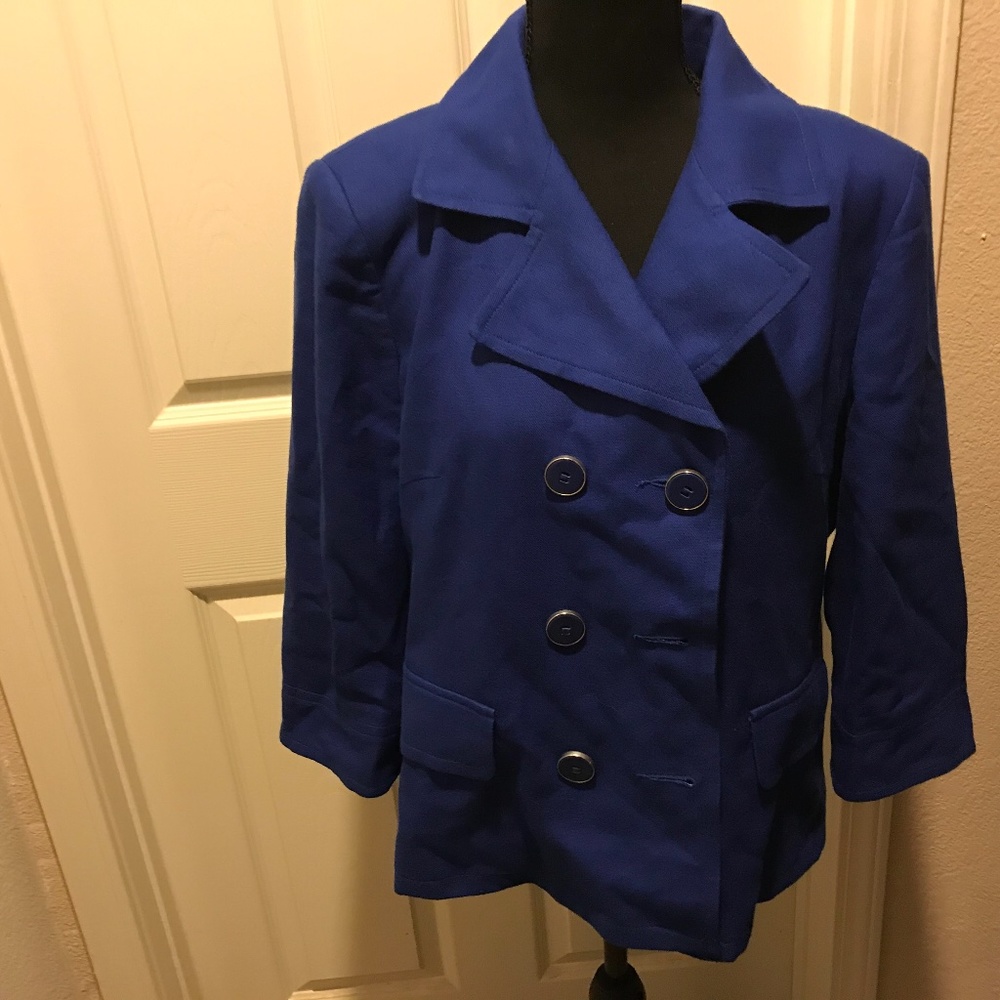 Banana republic Royal Blue With Tags Double Breasted Blazer Size: 12 (L) Length: